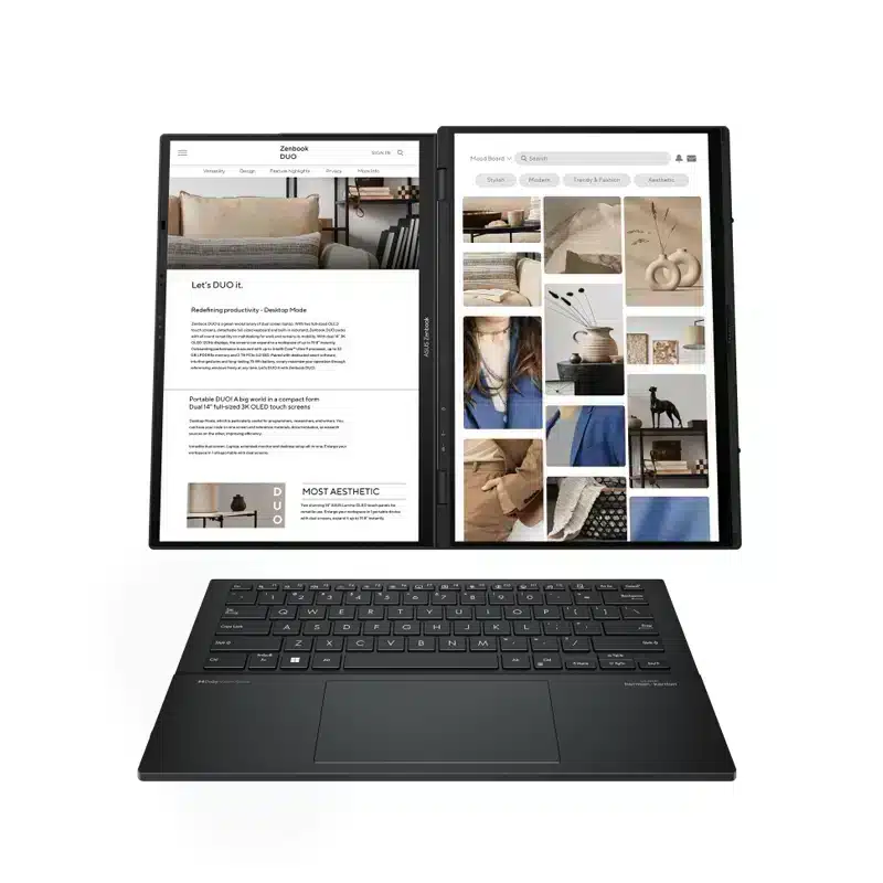 ASUS Zenbook Duo UX8406MA-PZ044W – ULTRA 7 – Intel® Arc™ ASUS Zenbook Duo UX8406MA-PZ044W – ULTRA 7 – Intel® Arc™