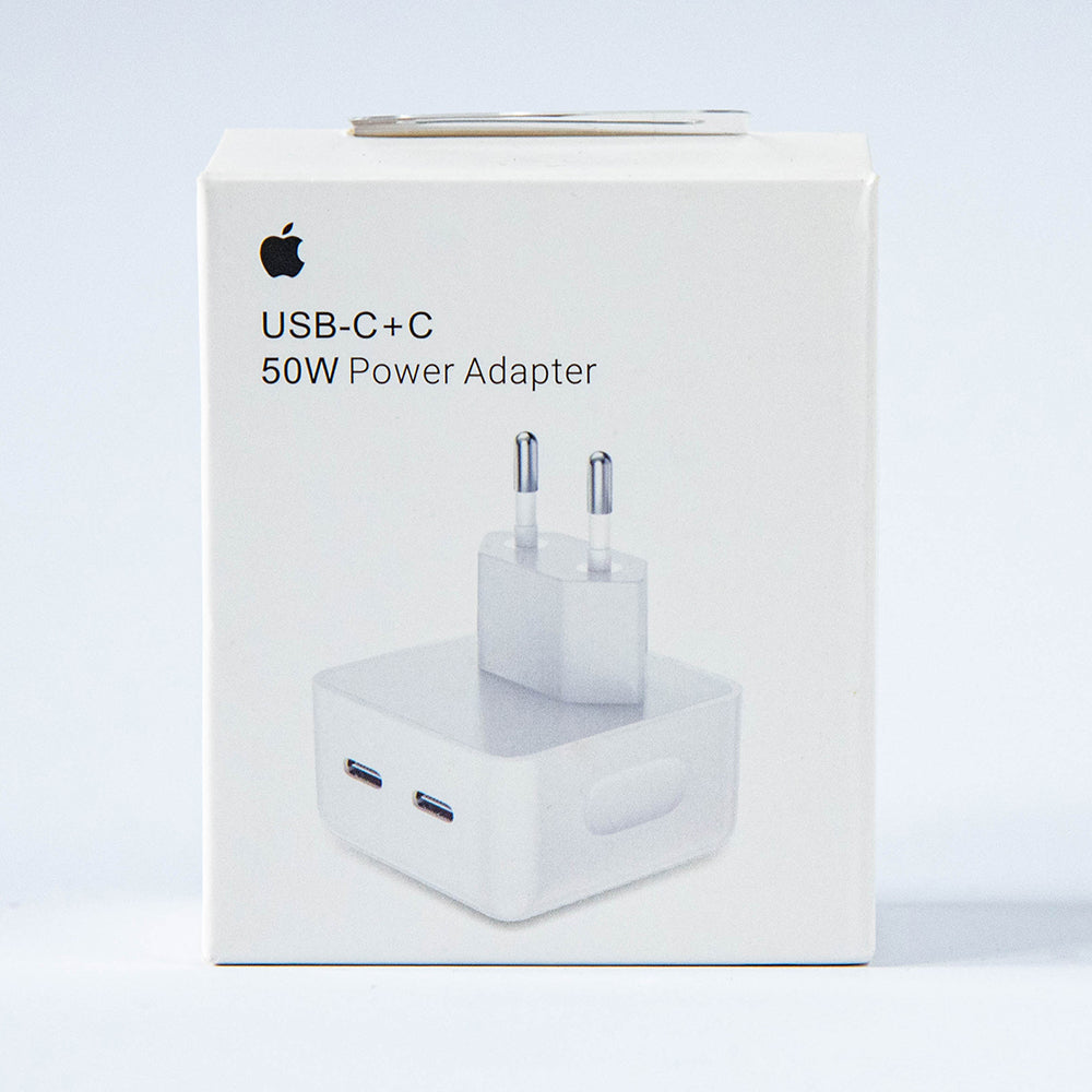 Apple 50W Dual USB-C Power Adapter Apple 50W Dual USB-C Power Adapter