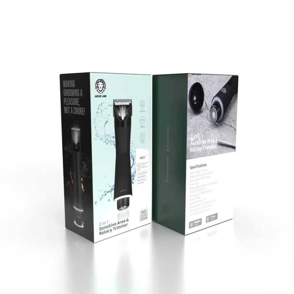 Green Lion 2 in 1 Sensitive Area and Rotary Trimmer Green Lion 2 in 1 Sensitive Area and Rotary Trimmer