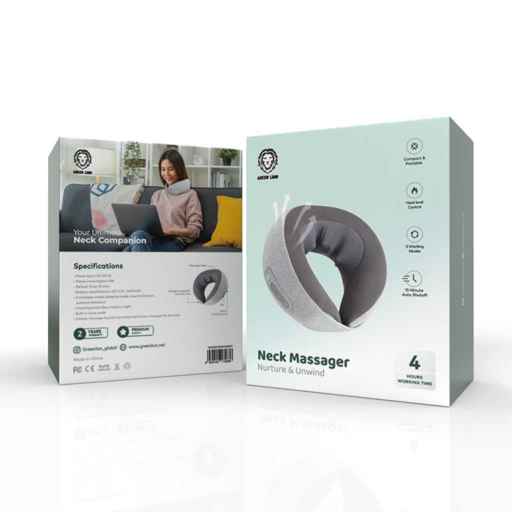 Green Lion Neck Massager 5W - Grey Green Lion Neck Massager 5W - Grey