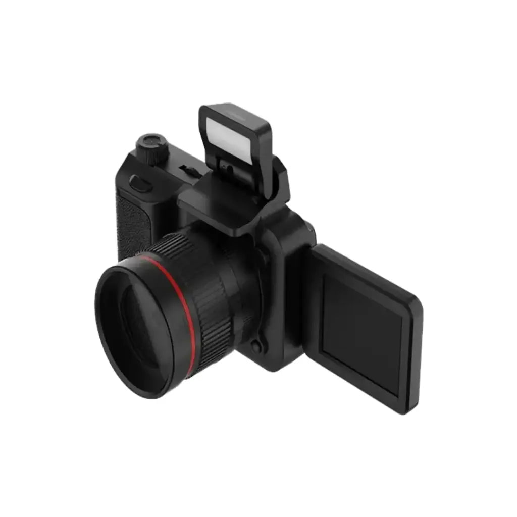 Porodo Lifestyle Digital Camera 16X Zoom | Flip Flash - Black Porodo Lifestyle Digital Camera 16X Zoom | Flip Flash - Black