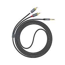 HOCO RCA Audio Video Cable 1.5 m UPA10  (Compatible with mobile, Black, One Cable) HOCO RCA Audio Video Cable 1.5 m UPA10  (Compatible with mobile, Black, One Cable)