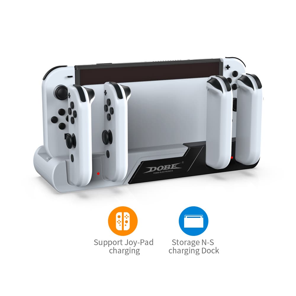 DOBE Charging Dock For N-S / N-S OLED | Charge 4 Joy-Pads