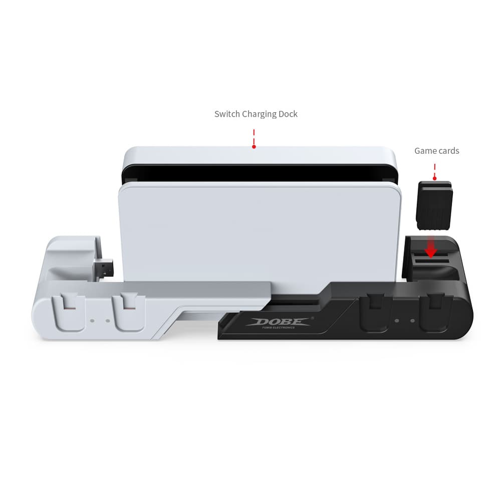 DOBE Charging Dock For N-S / N-S OLED | Charge 4 Joy-Pads