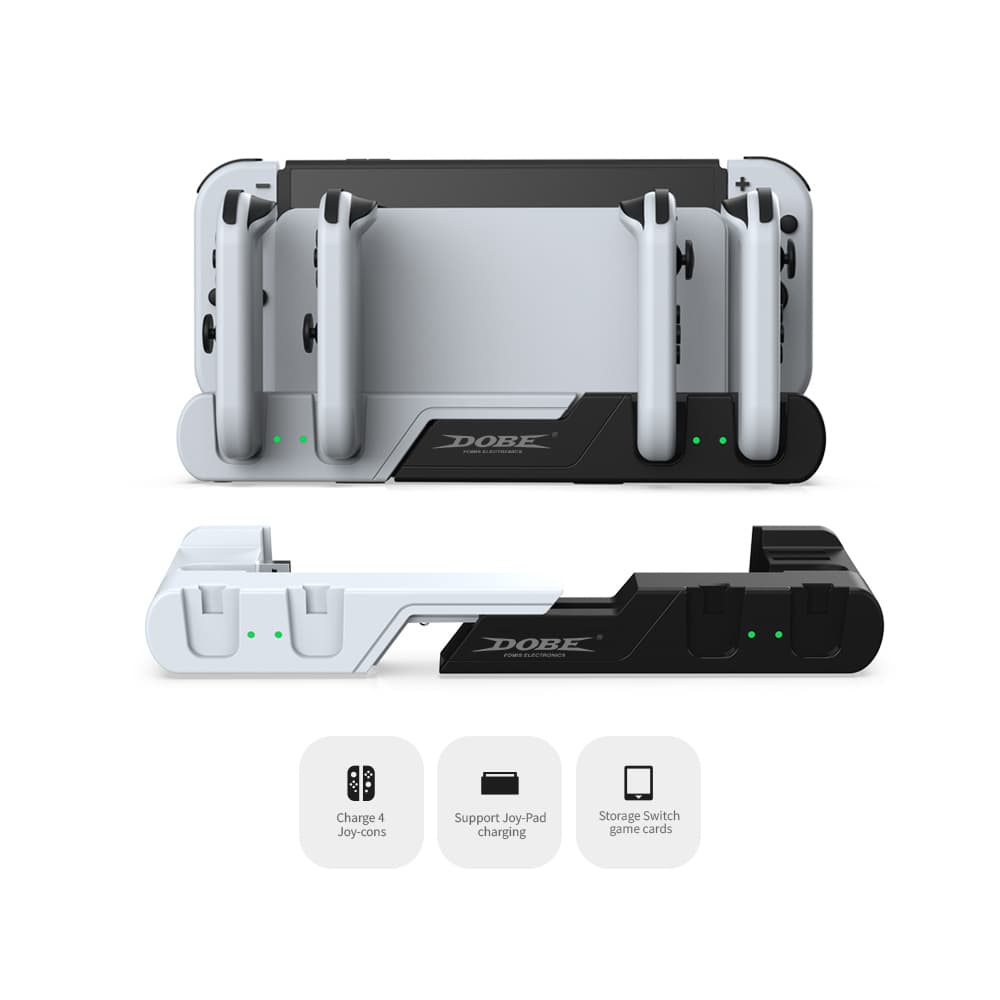 DOBE Charging Dock For N-S / N-S OLED | Charge 4 Joy-Pads