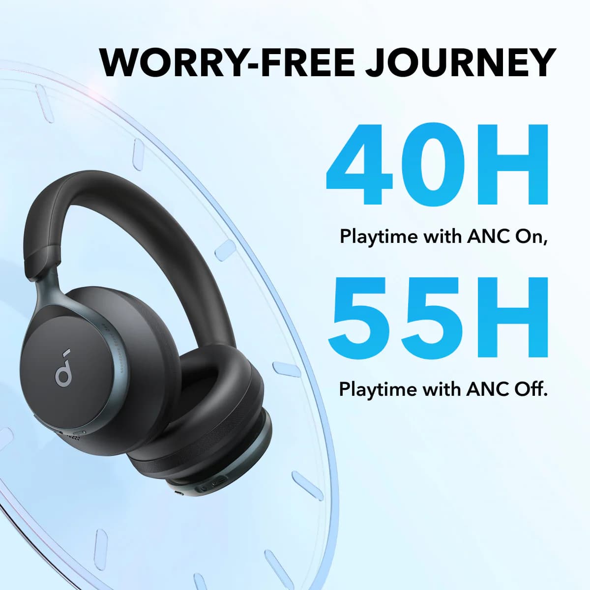 soundcore Space One Wireless Headphones | Adaptive ANC