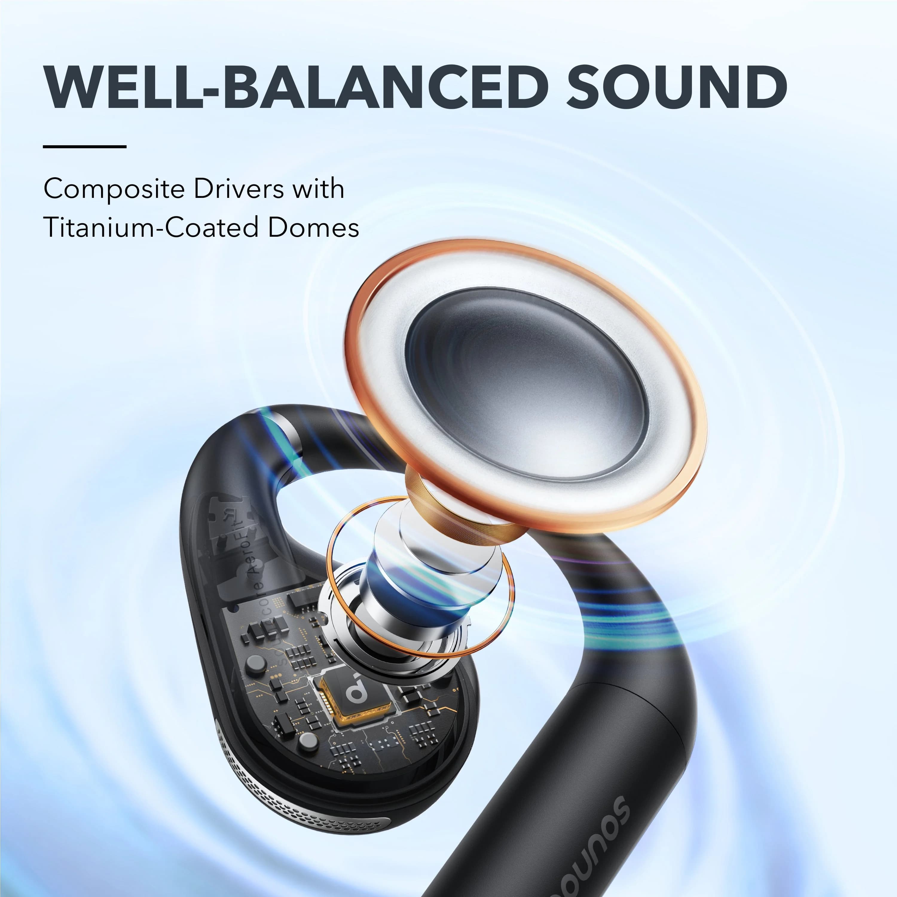 soundcore AeroFit Open-Ear Earbuds | Ultra-Light Comfort