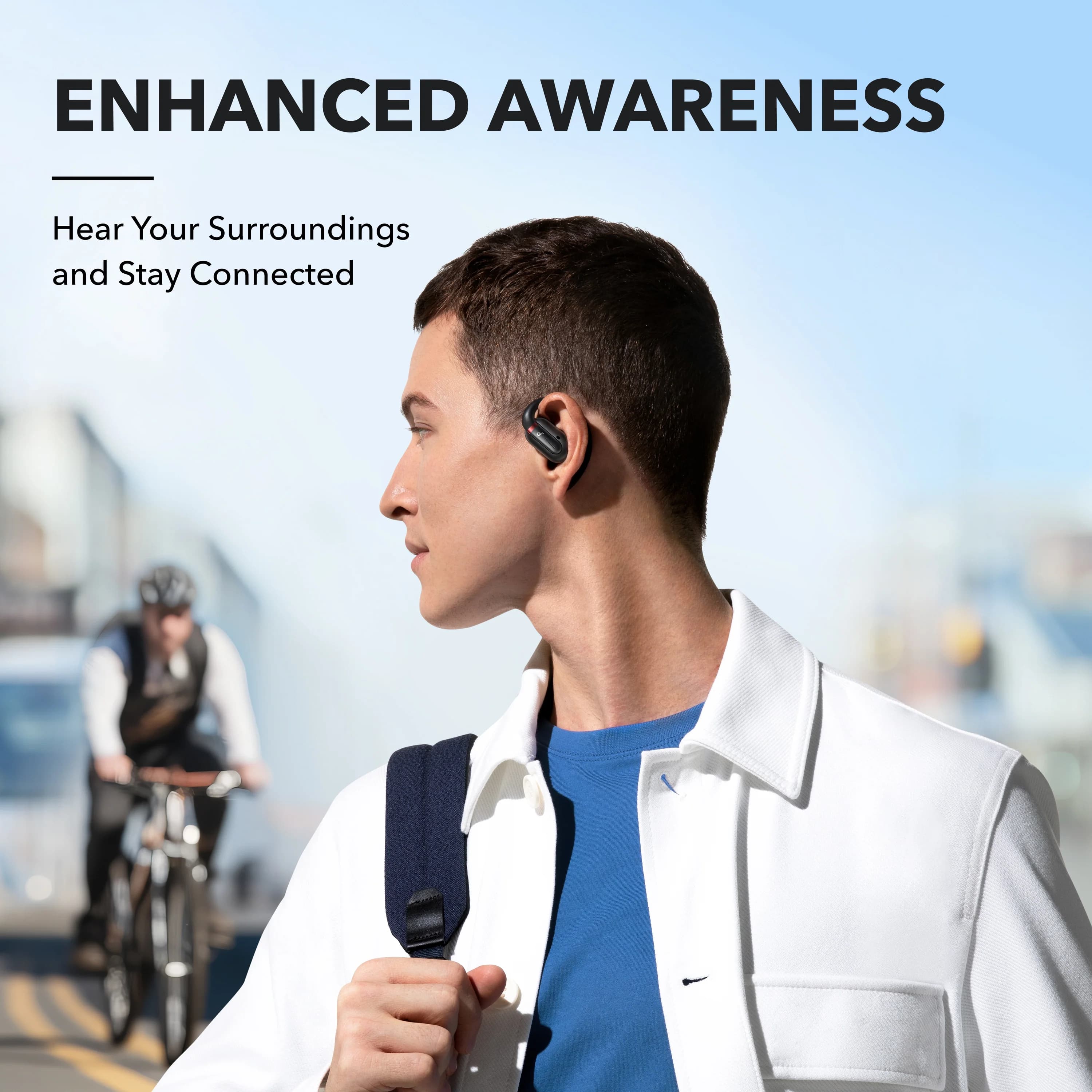 soundcore V30i Open-Ear Headphones | 14.2mm Bass Drivers