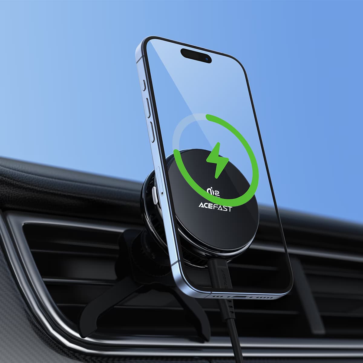 ACEFAST Qi2 D66 Magnetic Wireless Charger Car Holder