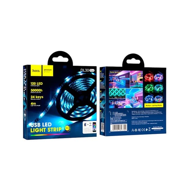 HOCO DL30Plus USB LED Light Strip | RGB
