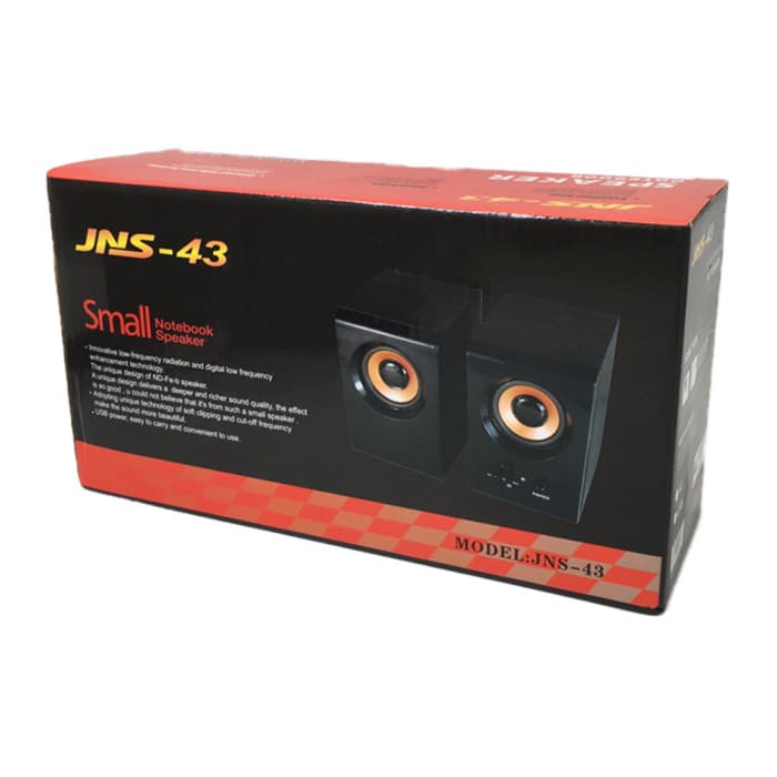 JEDEL JNS-43 Wooden Computer Speakers | 2 Stereo 4