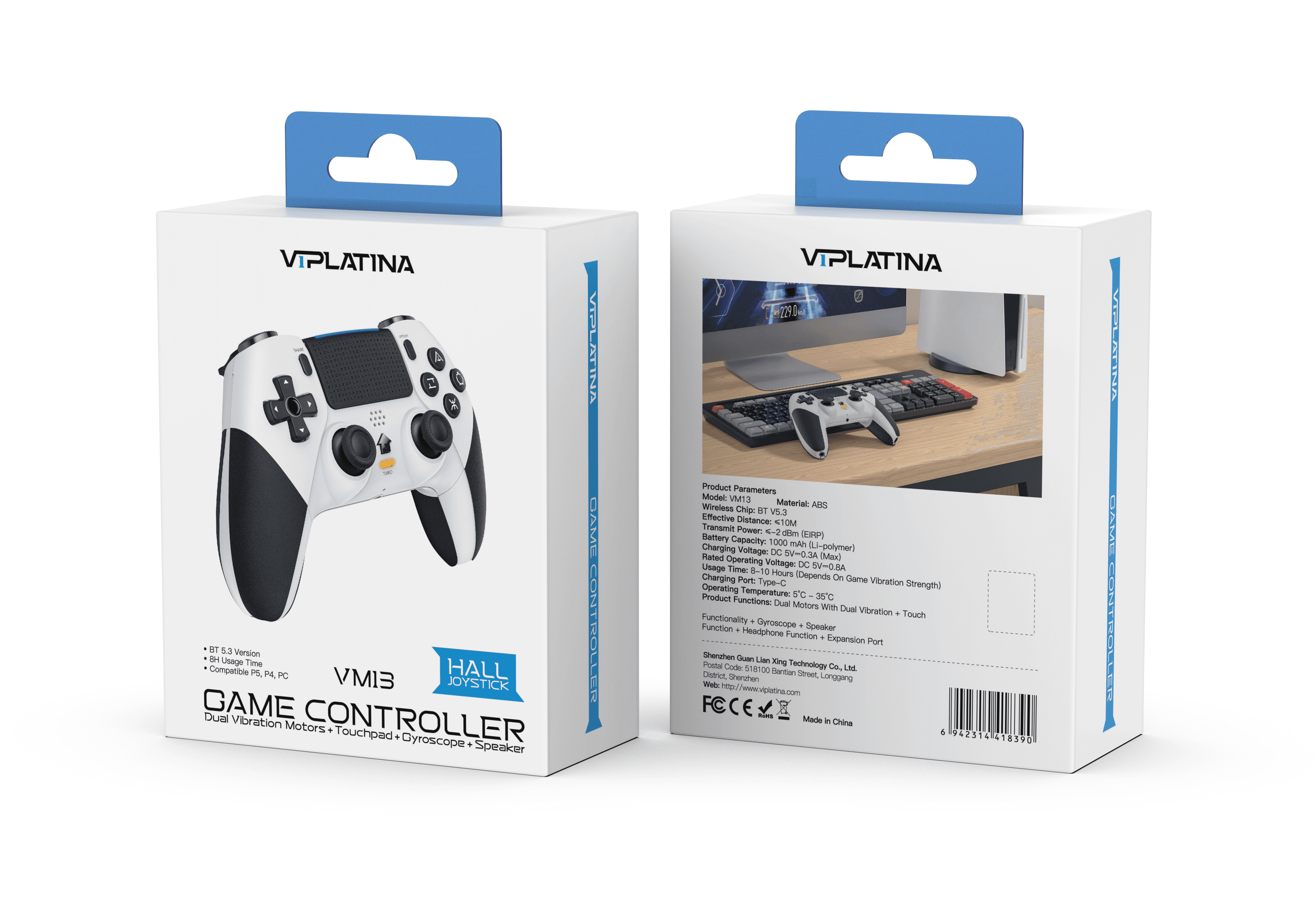 VIPLATINA VM13 PS & PC Game Controller 