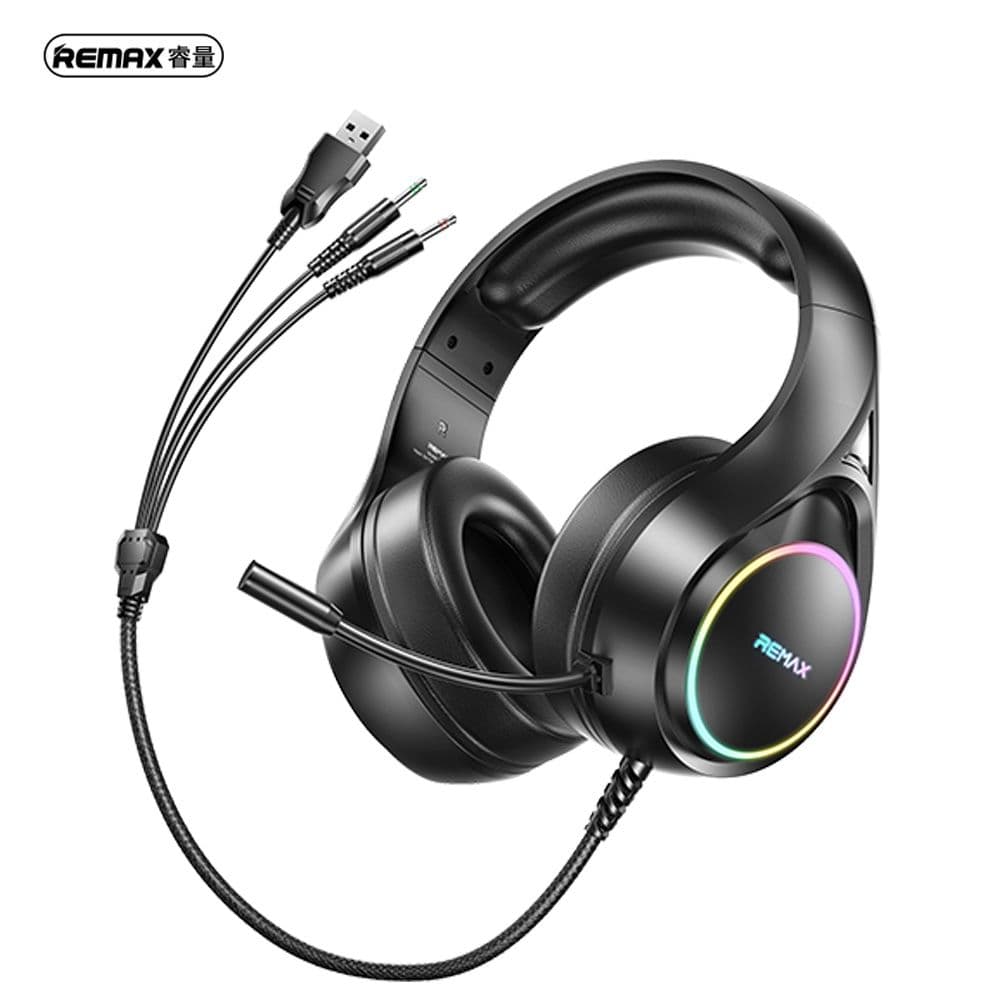 REMAX RM-708 Wired Gaming Headset | RGB LED