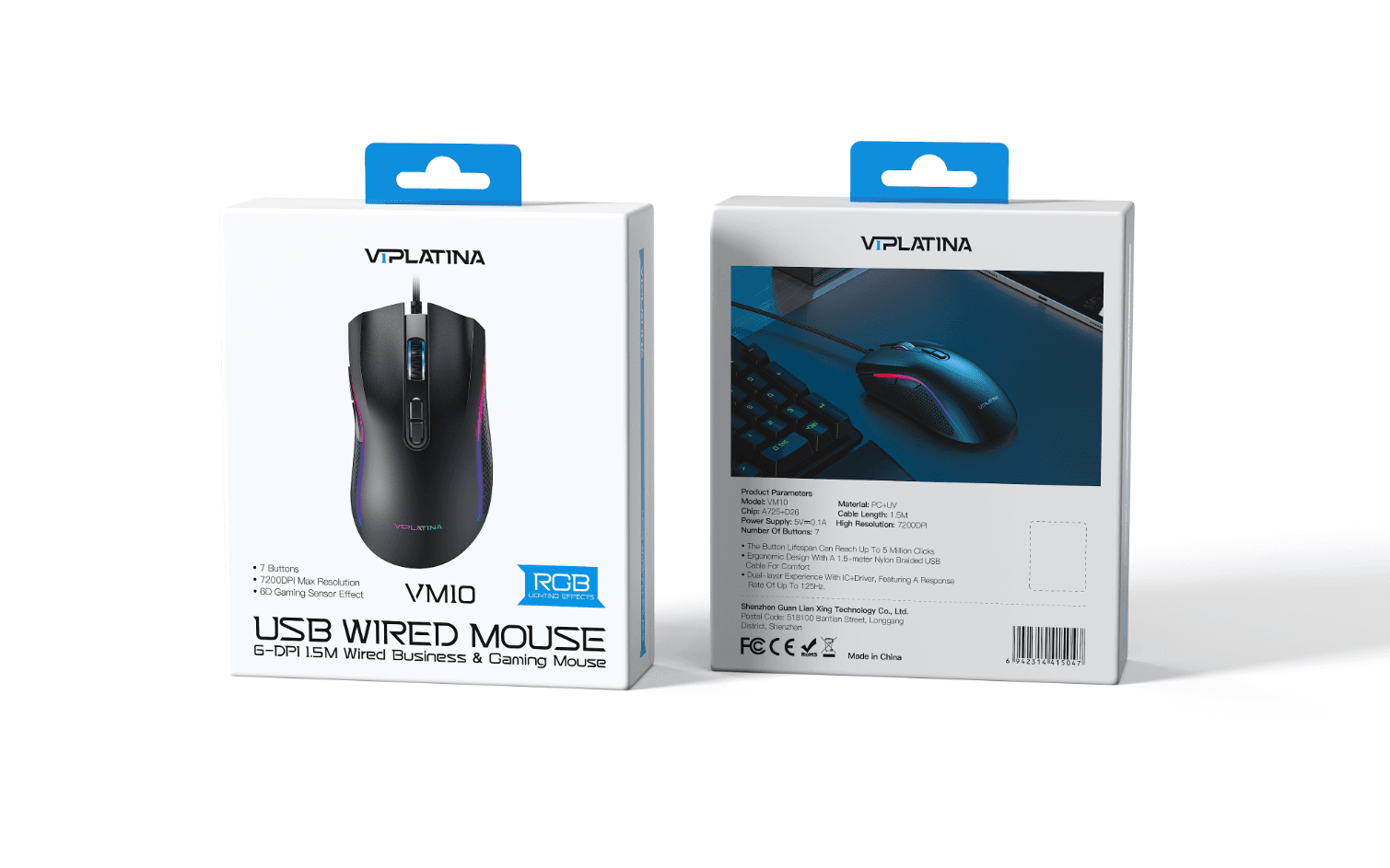 VIPLATINA VM10 USB Wired Mouse