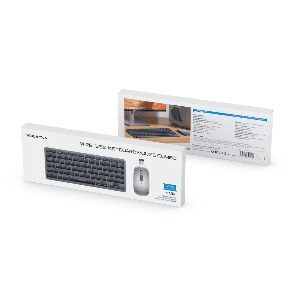 VIPLATINA VM14 Wireless Keyboard Combo