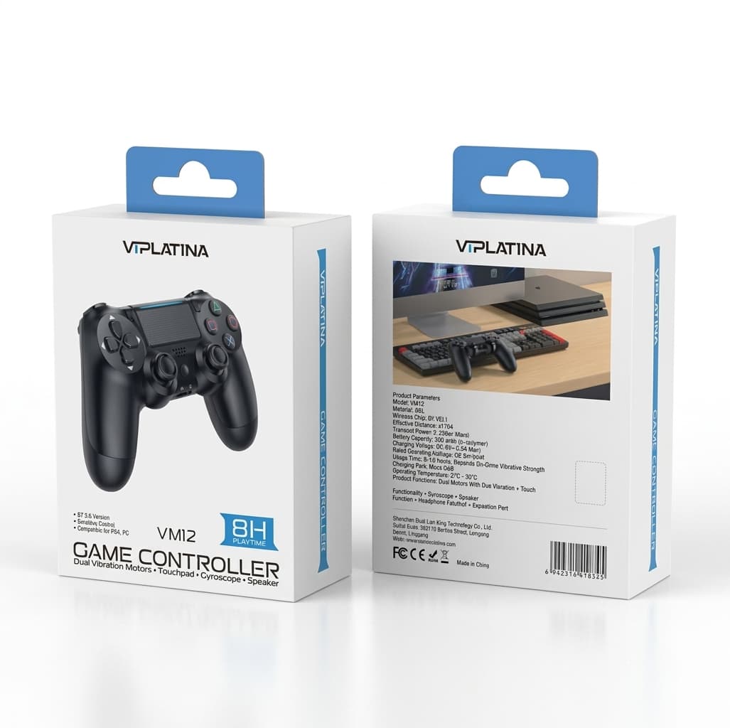 VIPLATINA VM12 PS4 & PC Game Controller 