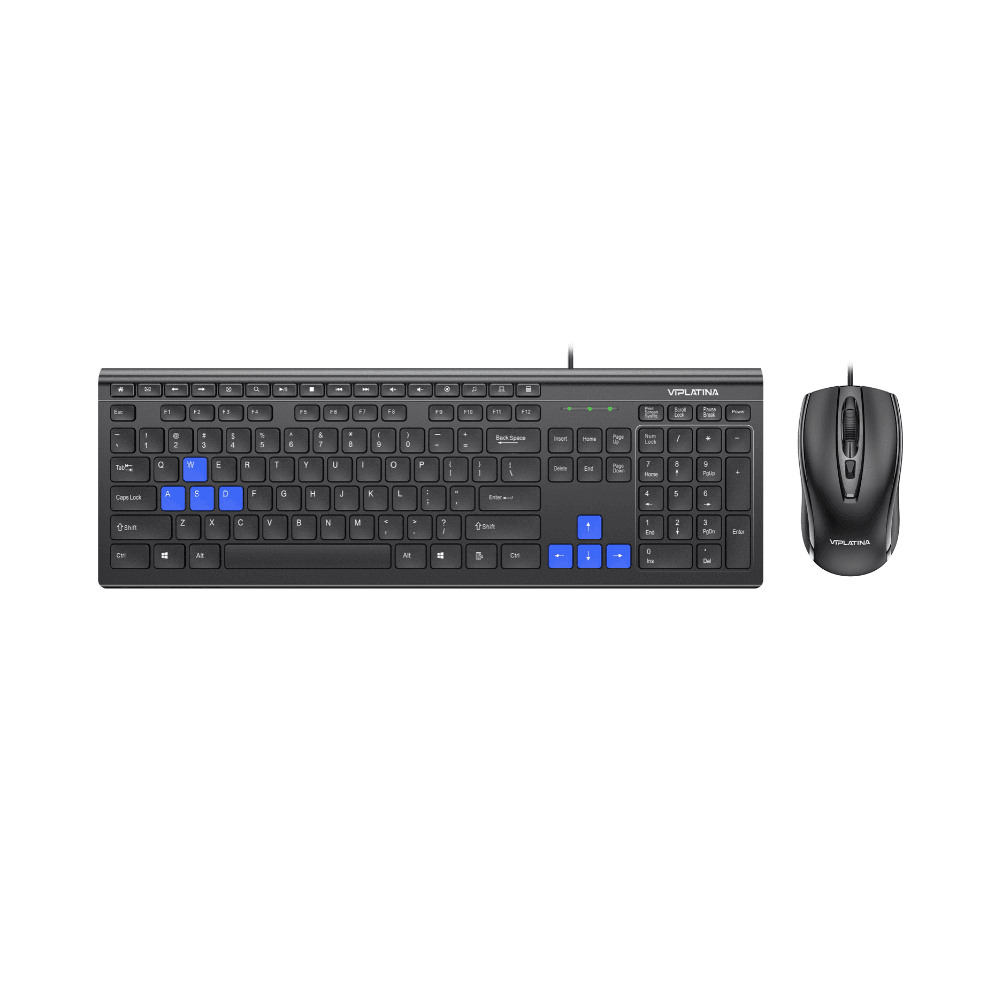 VIPLATINA VM11 Wired Keyboard Mouse Combo