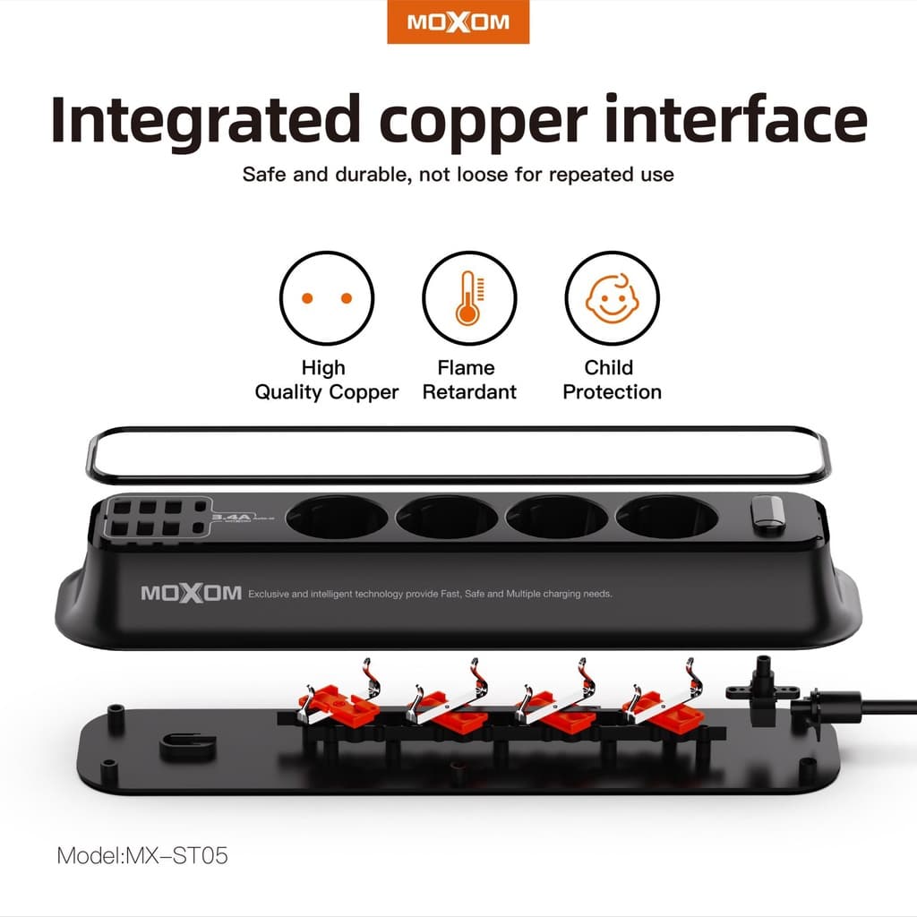 Moxom MX-ST05 Safety power strip