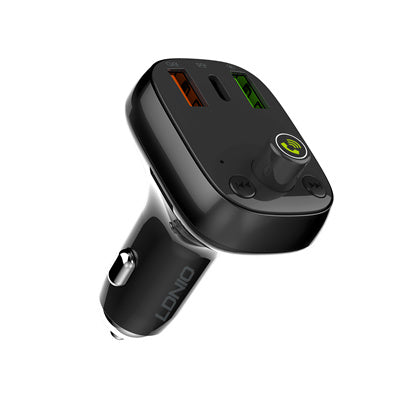 LDNIO C704Q 30W Car charger bluetooth 5.0 player