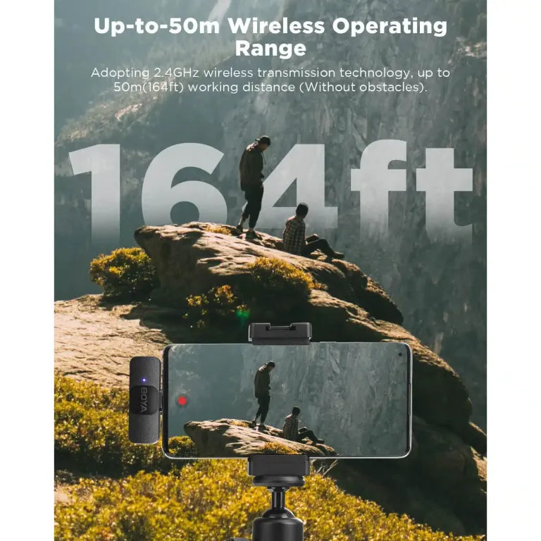 BOYA BY-V20 USB-C Wireless Microphone (2 Person)