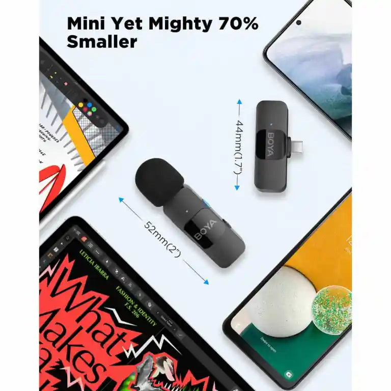 BOYA BY-V20 USB-C Wireless Microphone (2 Person)