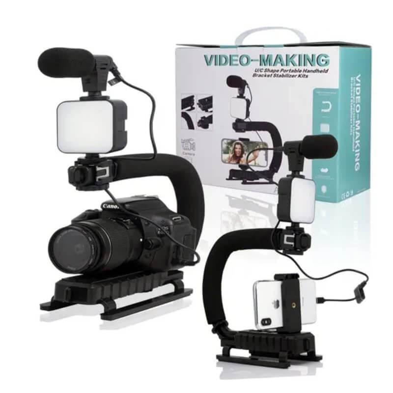 Ay-49u U Shaped Video Making Handheld Stabilizer Kit