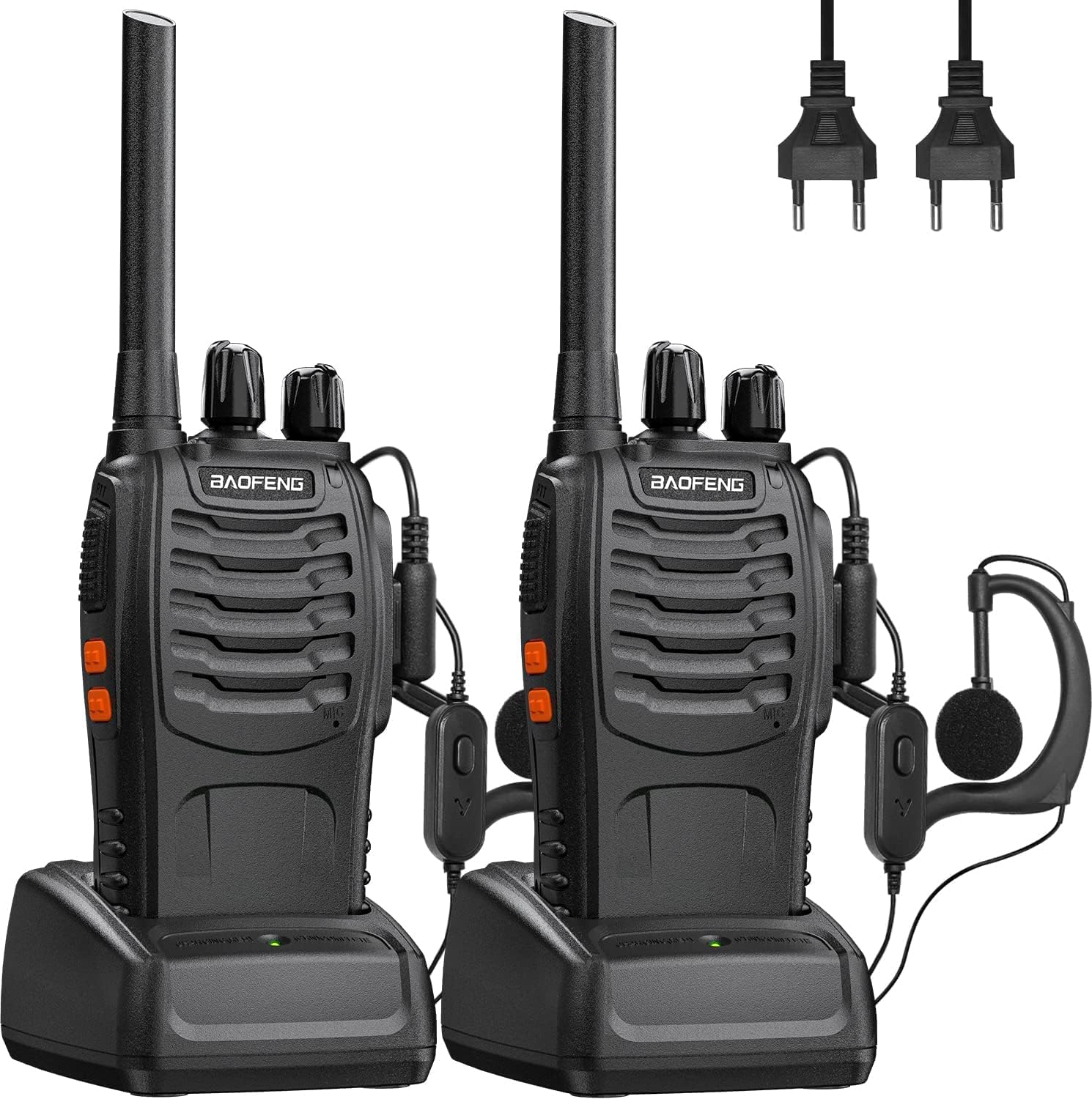Boafeng Takie Walkie BF-888S [2 Pack] 5W UHF Radio