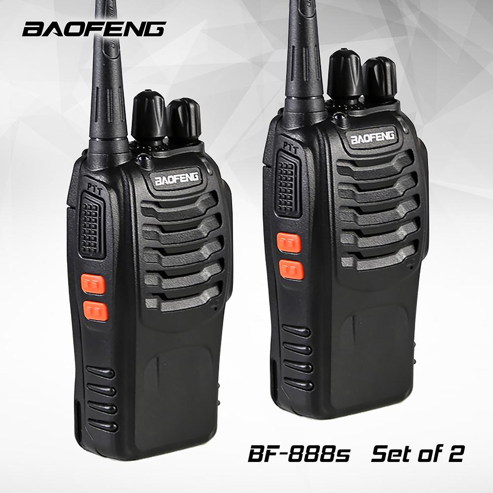 Boafeng Takie Walkie BF-888S [2 Pack] 5W UHF Radio