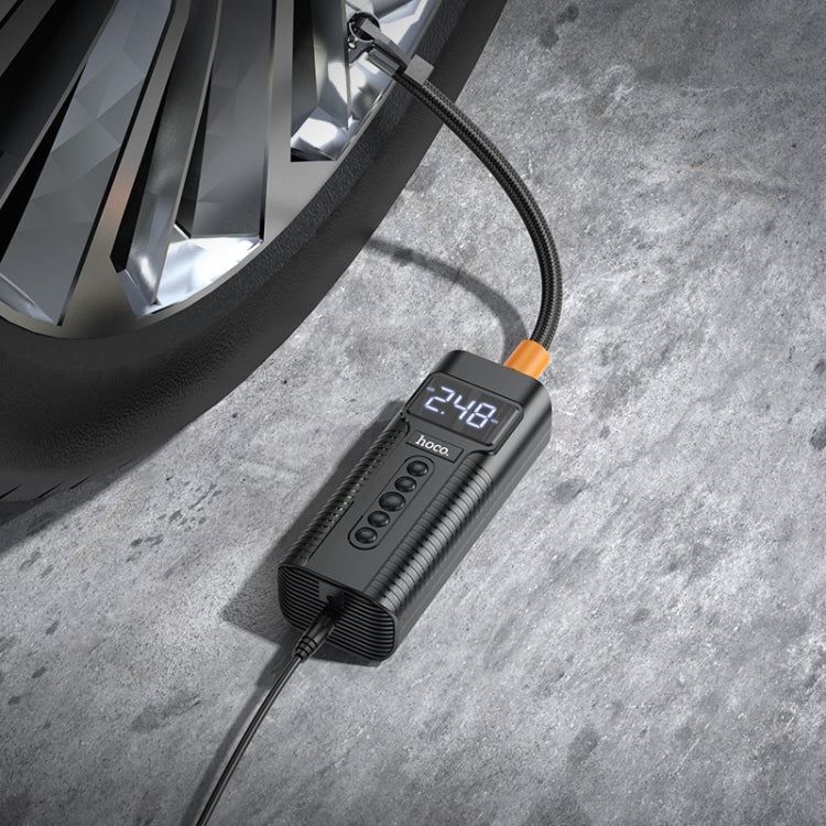 Hoco PH55 Roys Smart Car Air Pump(Black)
