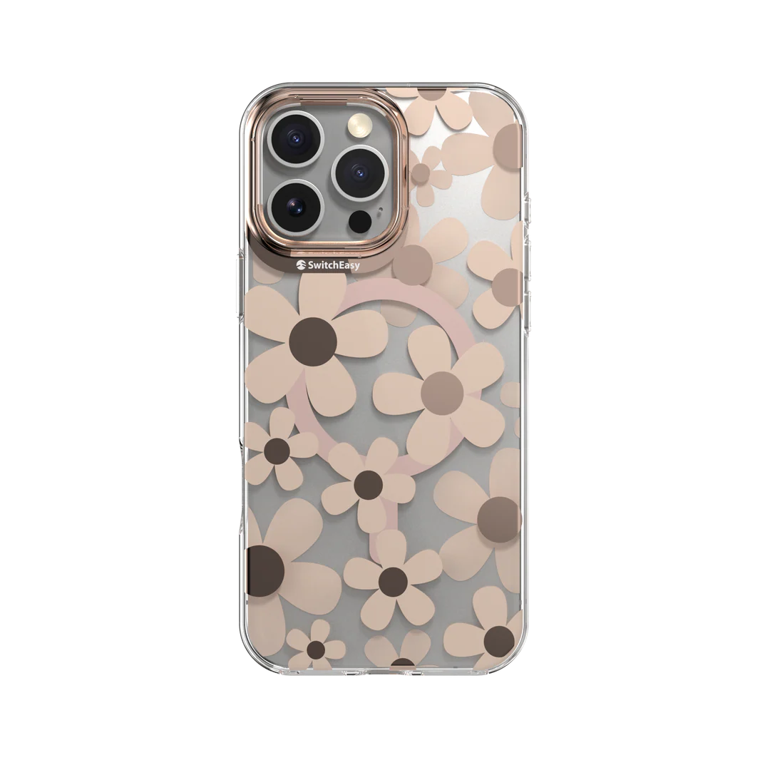 Switch Easy Fleur 3D Patterned Shockproof Case for iPhone 16 Series | MagSafe