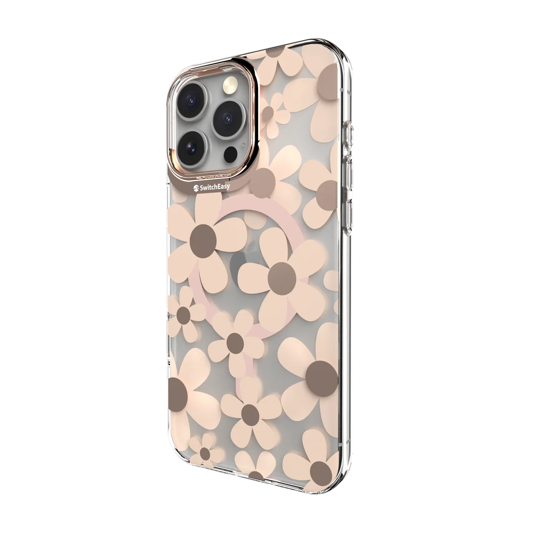 Switch Easy Fleur 3D Patterned Shockproof Case for iPhone 16 Series | MagSafe