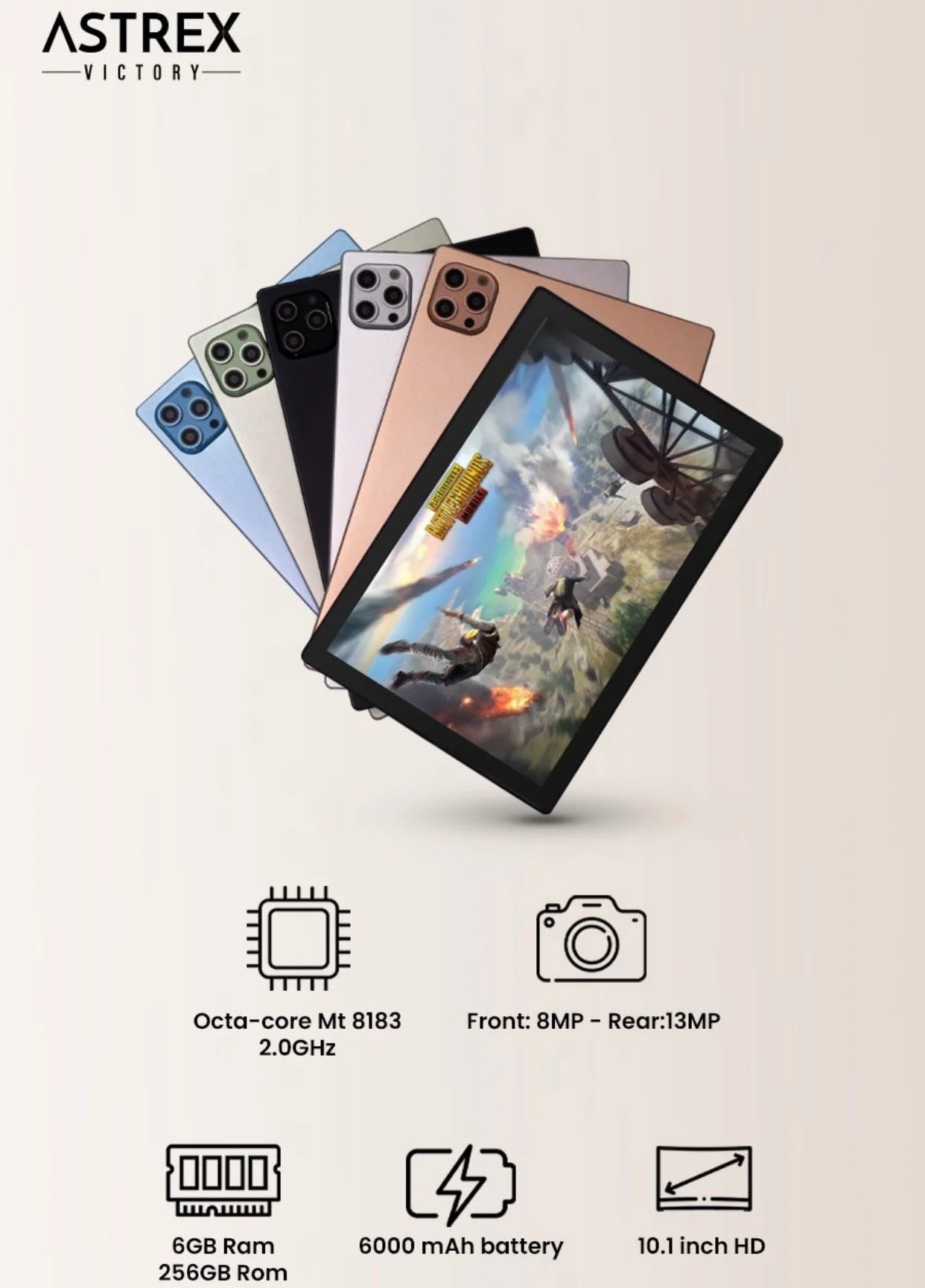 ASTREX Tablet 256GB