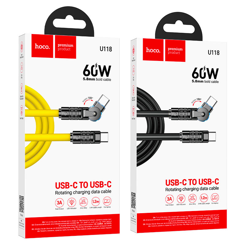 HOCO Cable Type-C to Type-C 