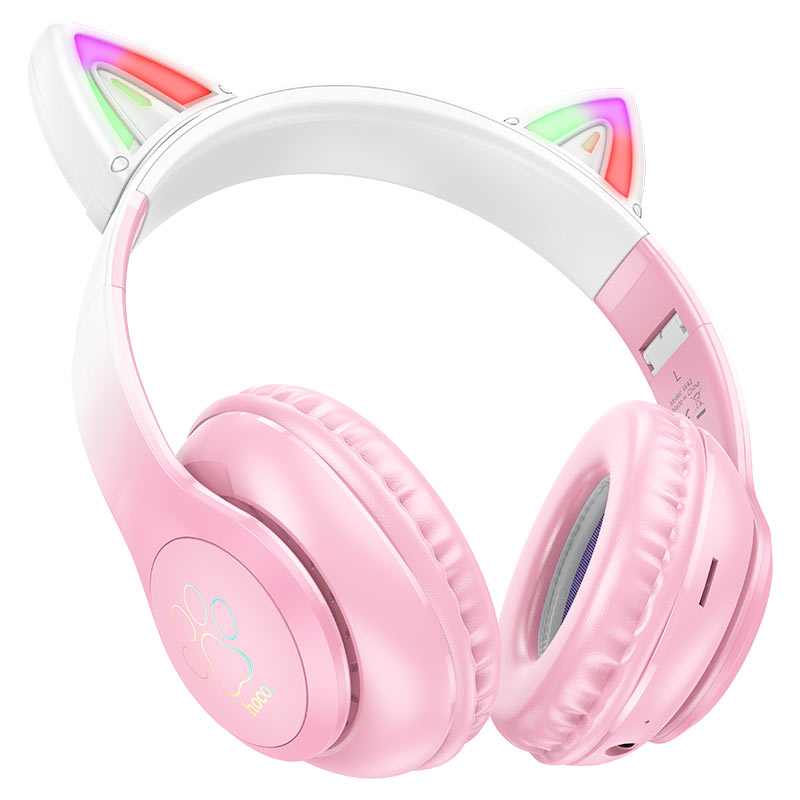 HOCO W42 Cat Ears Over-Ear Bluetooth Headphones