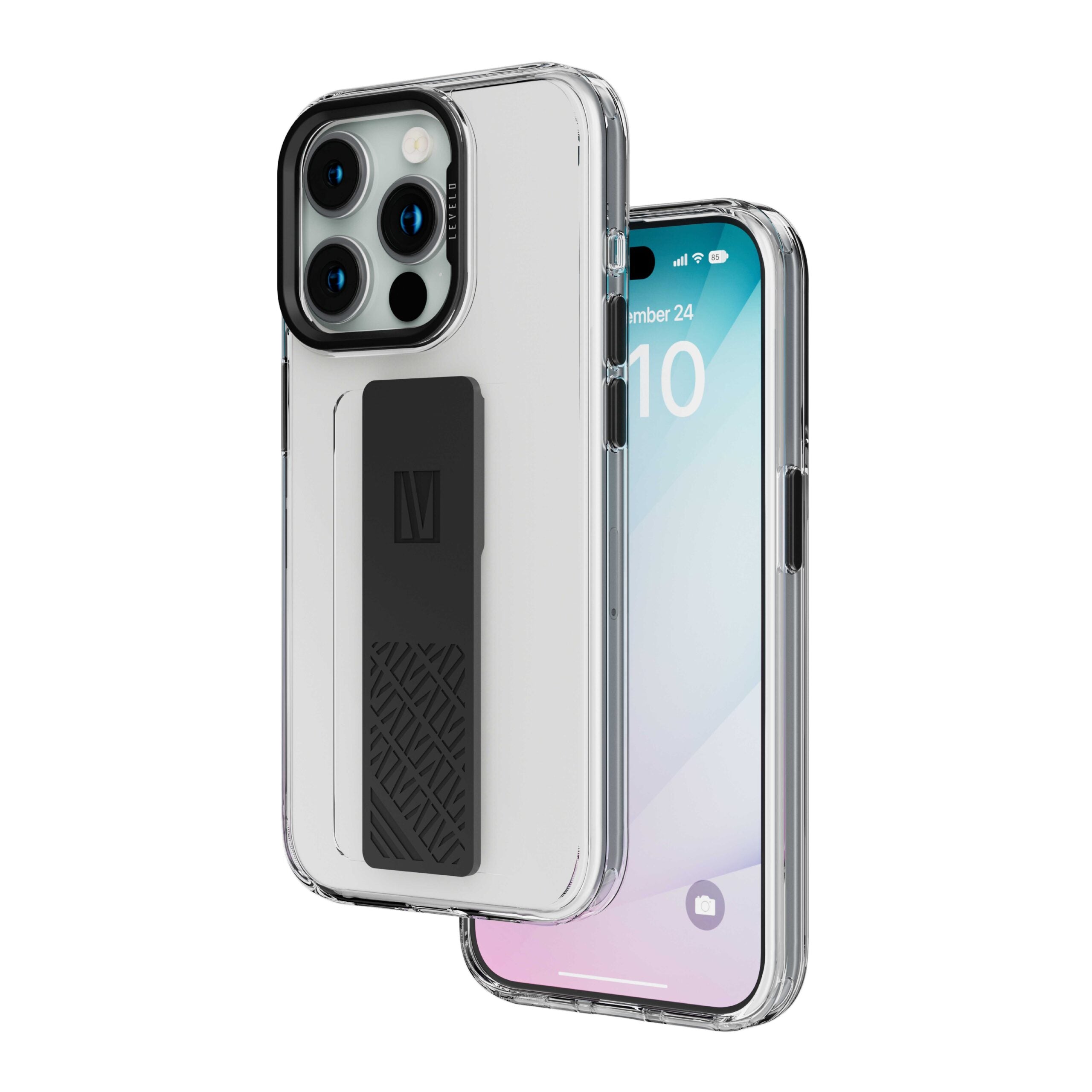 Levelo Graphia IMD Silicone Grip Case for iPhone 15 Pro