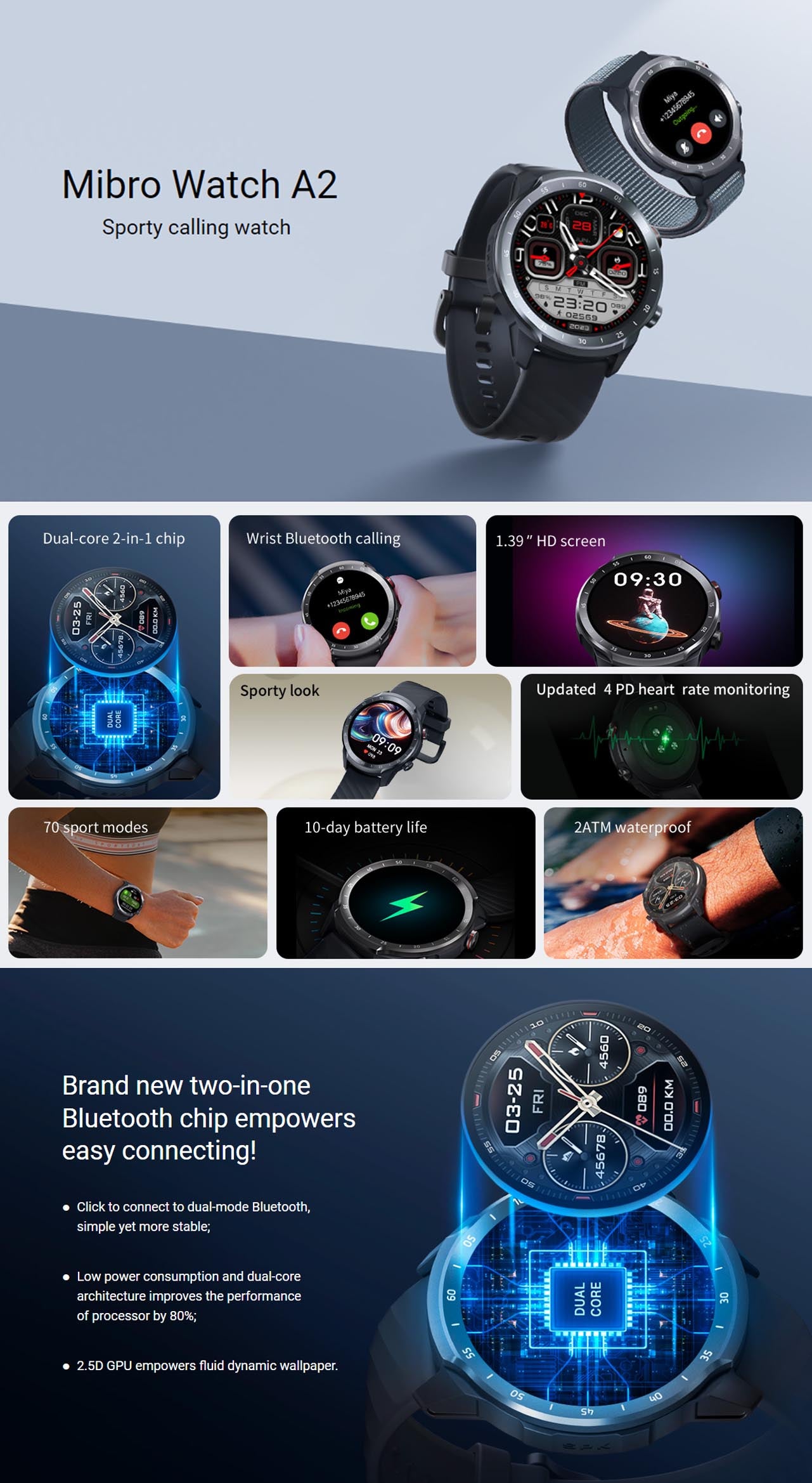 Xiaomi Mibro A2 Smart Watch