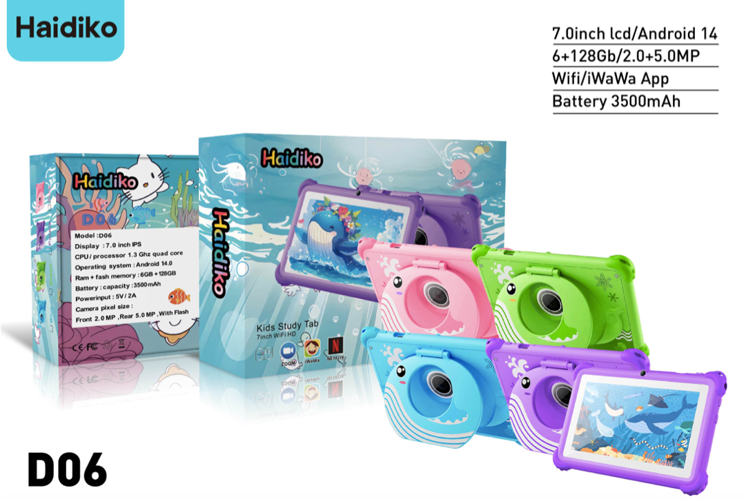 Haidiko Kids Tablet - 128gb