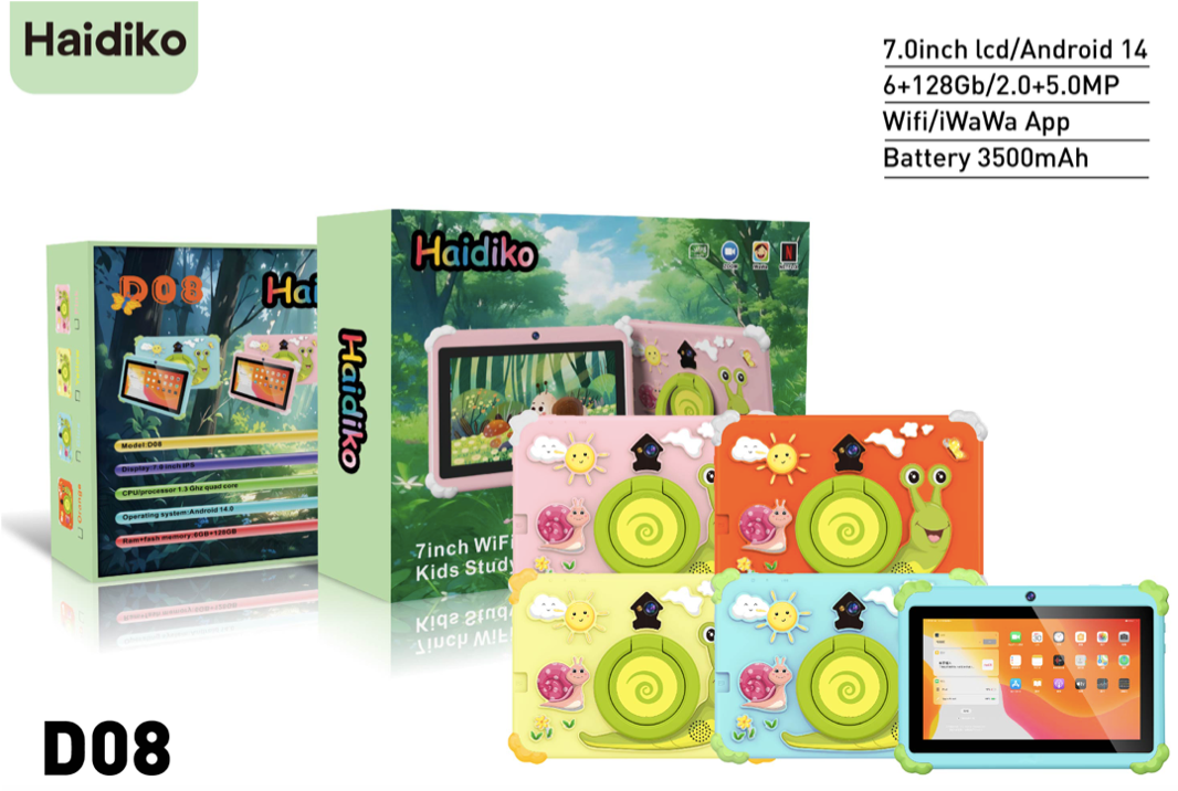 Haidiko Kids Tablet - 128gb