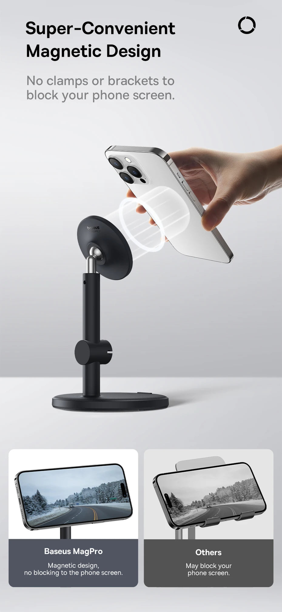 Baseus MagPro Desktop Phone Stand Cluster