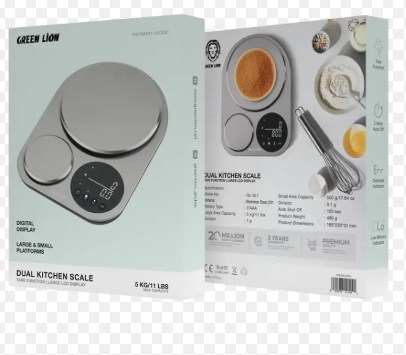 GREEN LION Dual Kitchen Scale