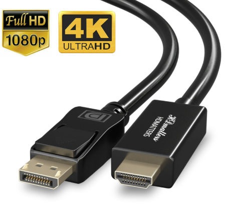 DisplayPort To HDMI 4K Cable