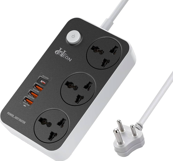 LDNIO SC3412 2500 W 20 W USB-C PD 3-PORT Power Socket