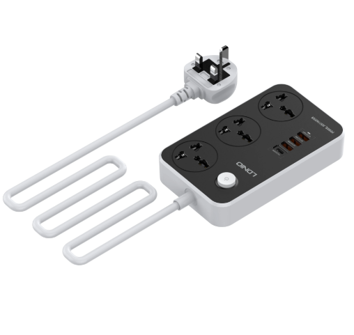 LDNIO SC3412 2500 W 20 W USB-C PD 3-PORT Power Socket