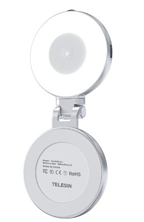 TELESIN C03 Magnetic Selfie Ring Light