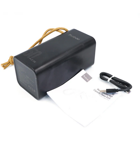 Yoobao H5 Portable 50000mAh Power Station Powerbank PD22.5W Power Delivery Two-Way Quick Charge with 3 output and 2 LED Flashlight for Smartphone and Tablets