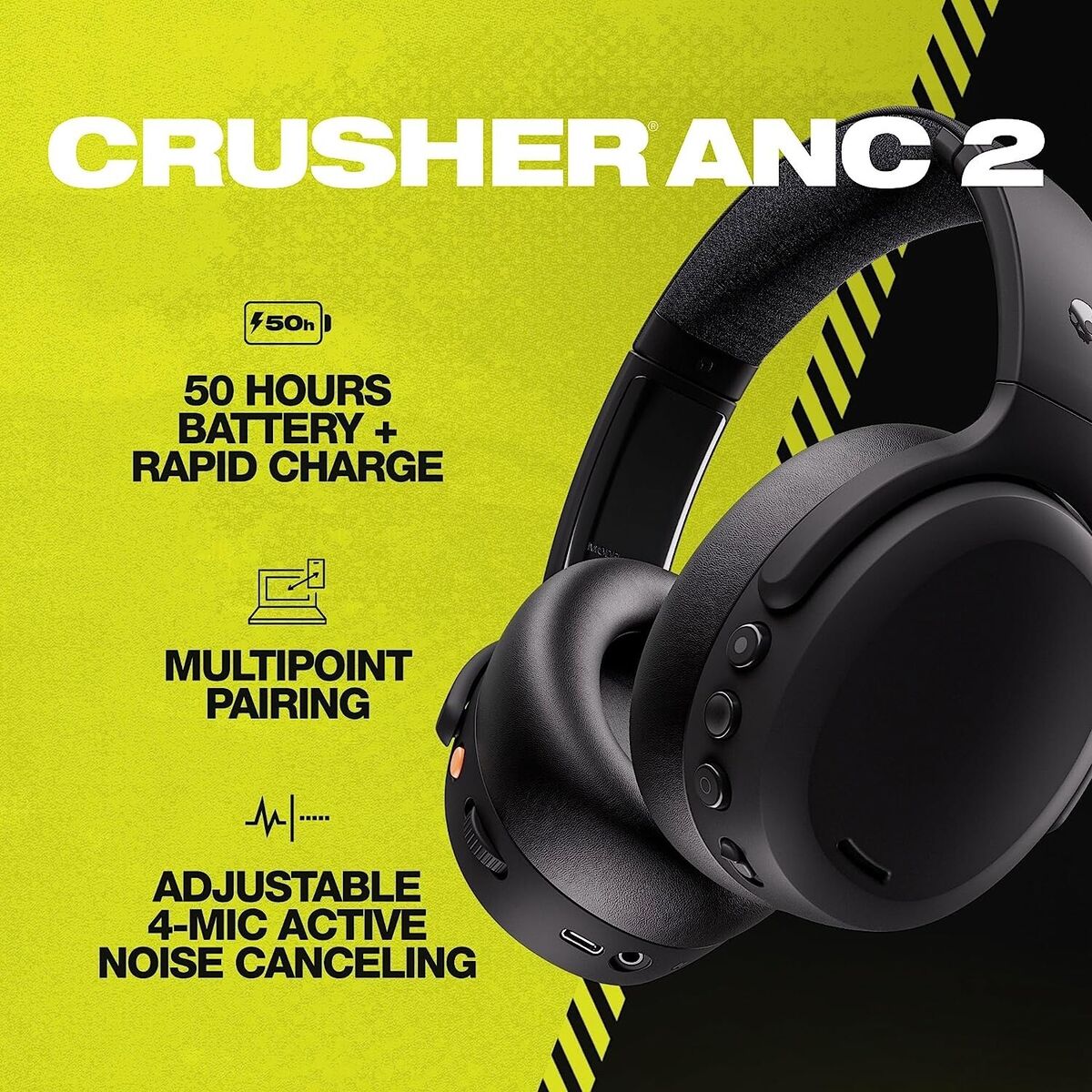 Skullcandy Crusher ANC 2 Noise Cancelling Headphones