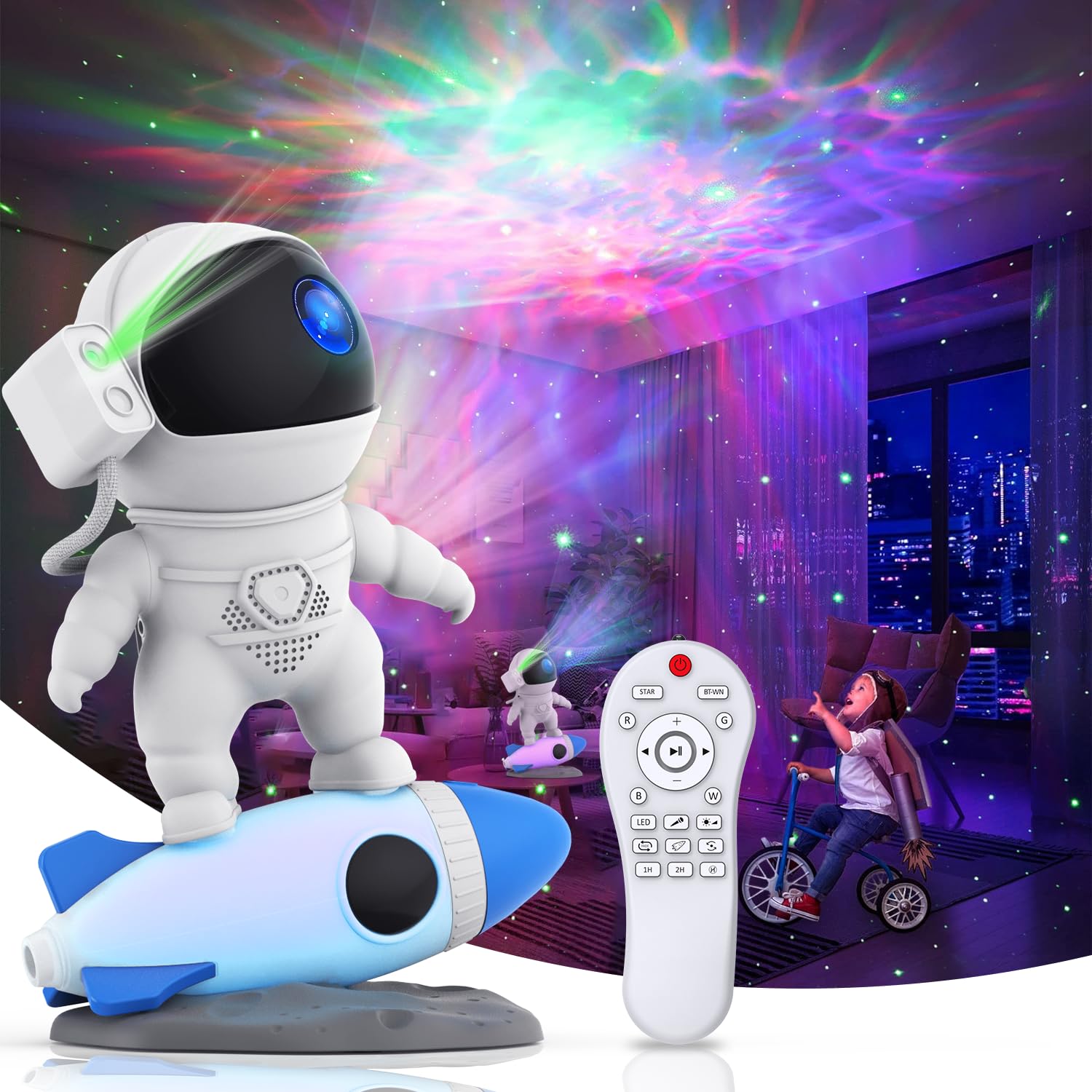 Syslux Astronaut Star Projector