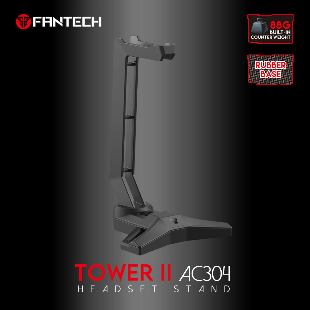 TOWER II AC304 HEADSET STAND BLACK