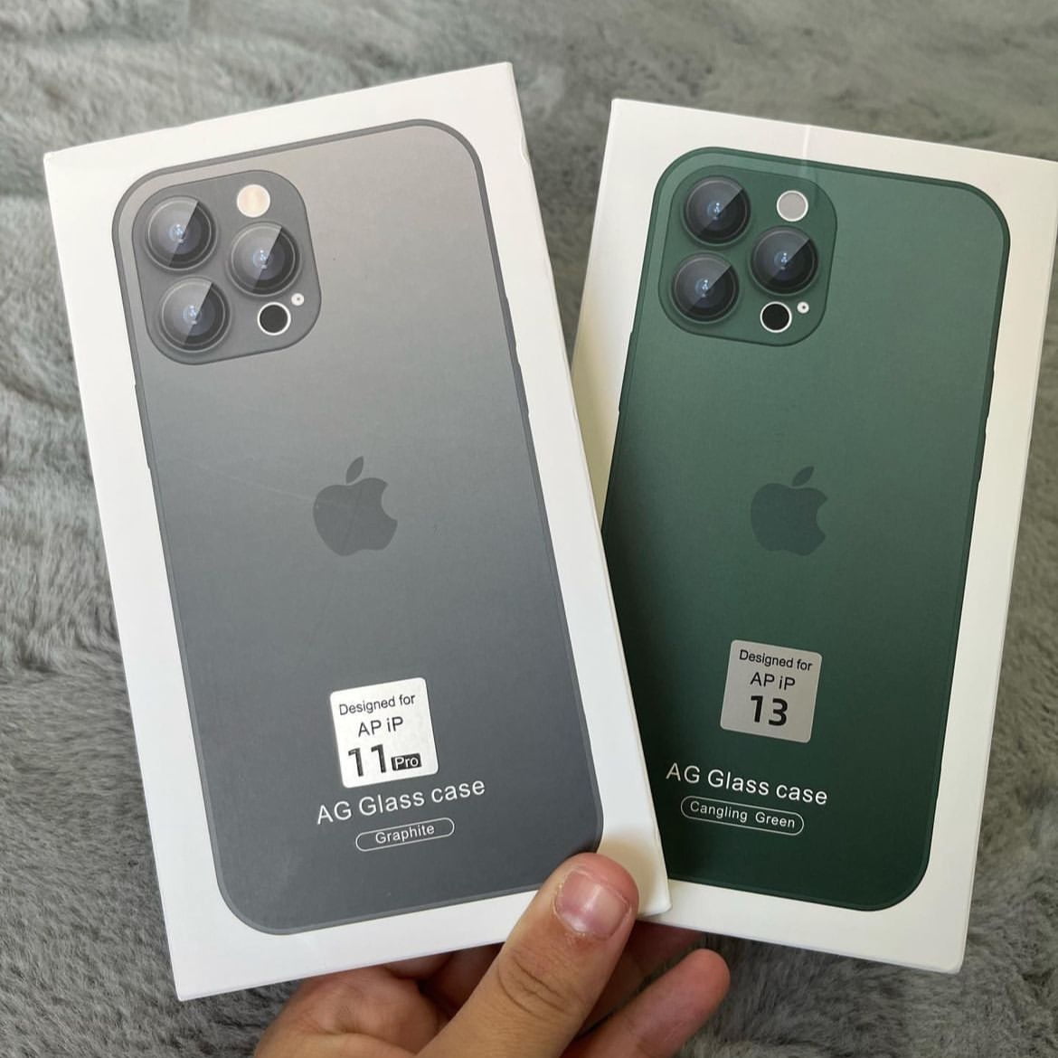 AG Glass Case For Iphone