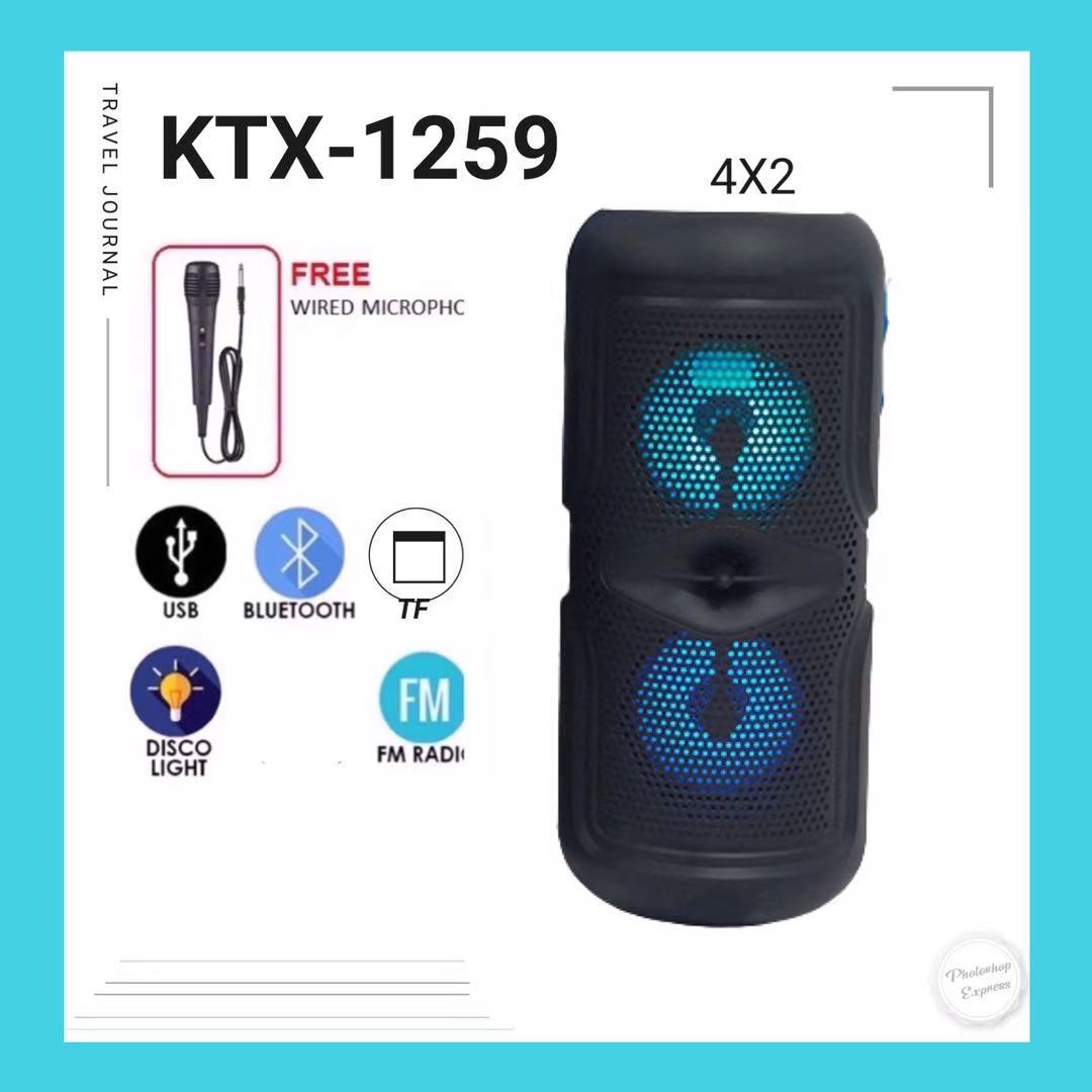 Wireless Bluetooth Speaker, Dual 4 inch KTS Speaker